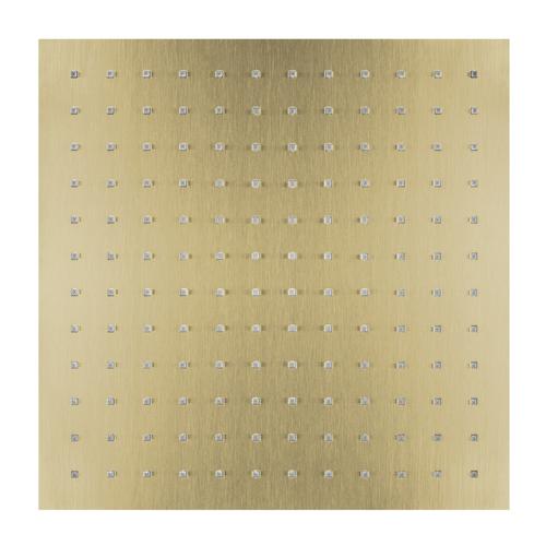 Herzbach spa ix pvd Regenbrause 300 eckig brass, Brass Steel, 21.610300.2.41 21.610300.2.41