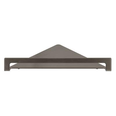 Herzbach design ix pvd eckablage 216 black, Black Steel, 21.821000.1.40 21.821000.1.40 Image