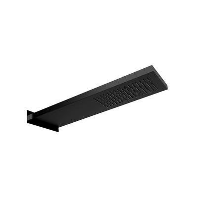 Herzbach deep black regen slim ap 537x165 eckig sz, Schwarz matt, 23.661700.1.12 23.661700.1.12 Image