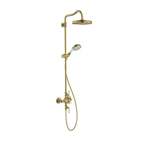 Hansgrohe Showerpipe Axor Montreux Brushed Brass mit 16572950