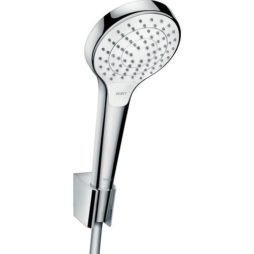 Hansgrohe Brausenset Croma Select S Vario/ Porter S weiss/chr.Brauseschlauch 1250mm, 26421400 26421400