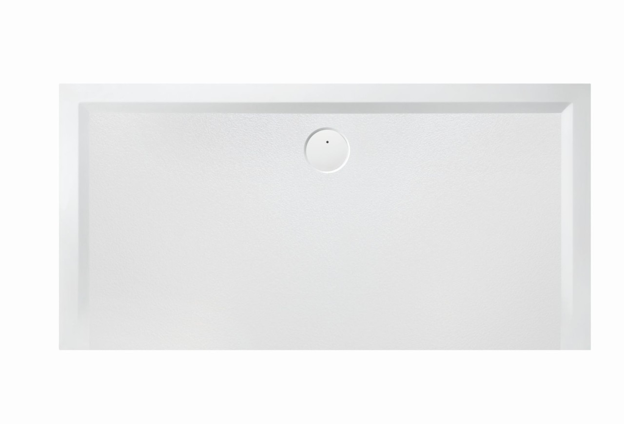 Hoesch Duschwanne Muna 1900x1000x30 mit Antirutsch, Material Solique, steingrau, 4217.730 4217.730 Image