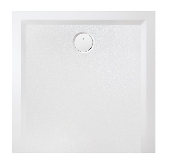 Hoesch Duschwanne Muna 1200x1200x30 mit Antirutsch, Material Solique, steingrau, 4226.730 4226.730 Image