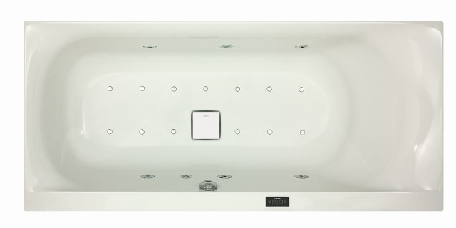 Hoesch Whirlpool iSensi Rechteck 1800x800 Laola II, Weiß/verchromt/Motor re/li, 3830Z.010305004 3830Z.010305004 Image