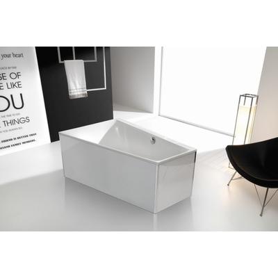 Hoesch Glasverkleidung weiß freistehend für Whirlwanne Sechseck 190x90 49734.550 49734.550 Image
