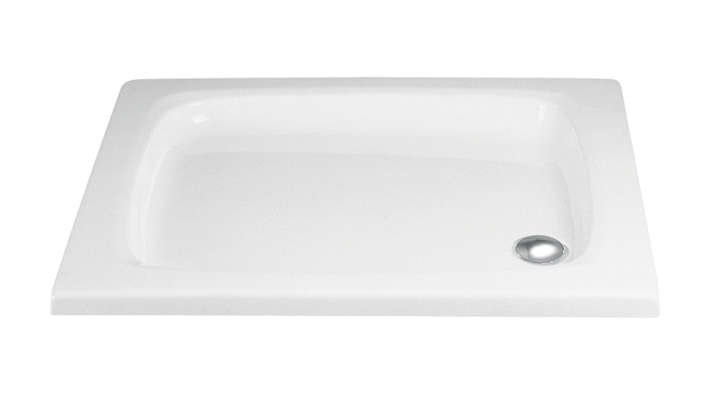 HSK Acryl Quadrat-Duschwanne flach 80 x 80 x 10 cm, ohne Schürze 520080-weiss Image