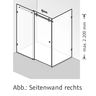 HSK Atelier Plan Pur AP.31 Gleittür 2-teilig mit Seitenwand AP.31