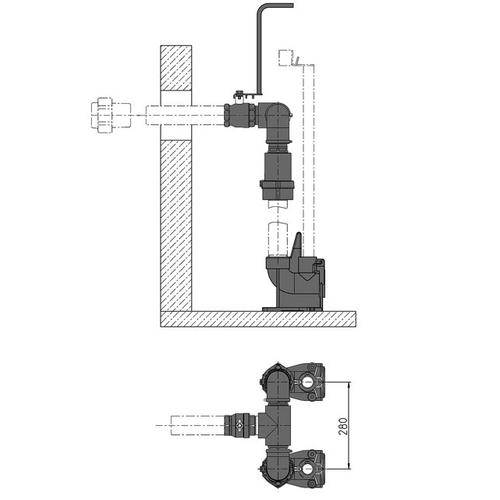 Jung Pumpen S-Zubehör Armaturen Dn50-D Us JP48926