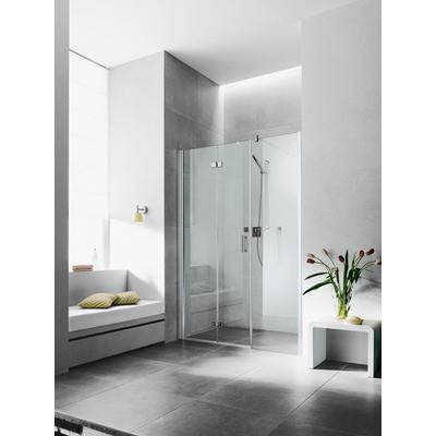 Kermi Pendel-Falttür Diga 2OL 1500x1850, silber hochglanz, ESG Opaco mit KermiClean, DI2OL DI2OL15018VYK Image