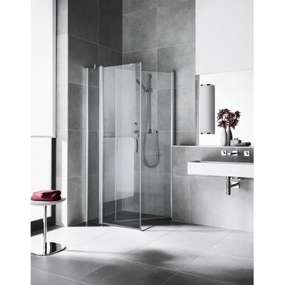Kermi Seitenwand Diga TBL 1000x2000, silber hochglanz, ESG klar mit KermiClean, DITBL10020VPK DITBL10020VPK Image