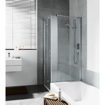 Kermi Seitenwand Diga TVD 1000x1750, silber hochglanz, ESG Opaco mit KermiClean, DITVD DITVD10017VYK Image
