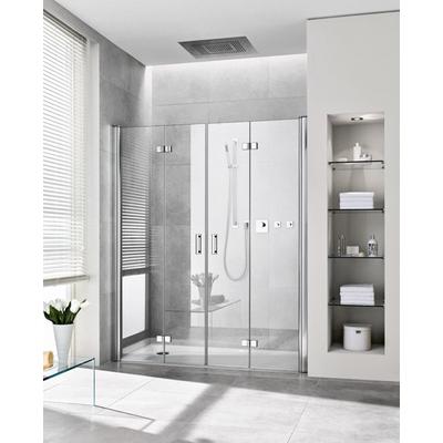 Kermi Pendel-Falttür Diga 2T4 1500x2000, silber hochglanz, ESG Opaco mit KermiClean, DI2T4 DI2T415020VYK Image