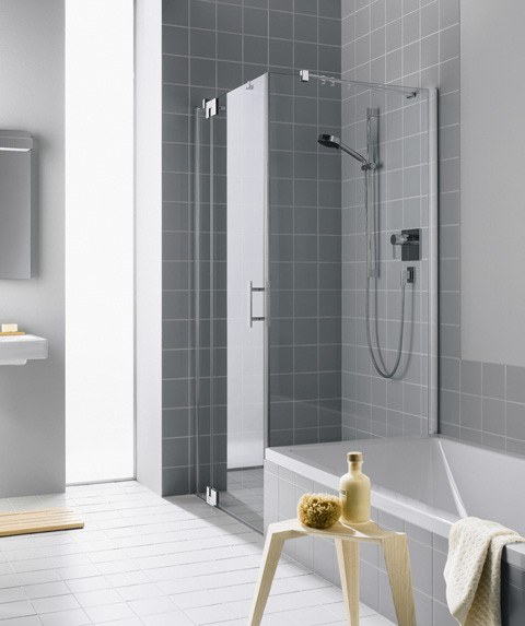 Kermi Seitenwand Filia XP TVD 0800x1750, silber hochglanz, ESG klar, FXTVD08017VAK FXTVD08017VAK Image