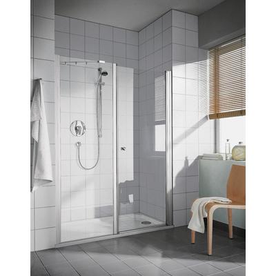 Kermi Schwingtür Ibiza 2000 SOR 1700x1850, weiss, ESG klar mit KermiClean, I2SOR170182PK I2SOR170182PK Image
