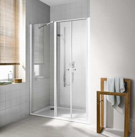 Kermi Pendeltür Ibiza 2000 POL 1400x2000, weiss, ESG Opaco, I2POL140202UK I2POL140202UK Image