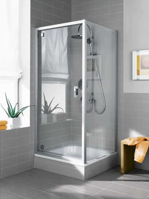 Kermi Seitenwand Ibiza 2000 TWO 1200x2000, weiss, ESG Opaco mit KermiClean, I2TWO120202YK I2TWO120202YK Image