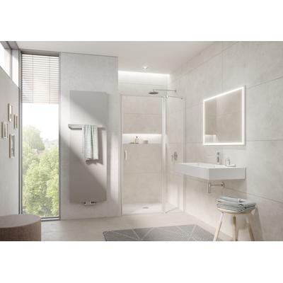 Kermi Pendeltür Liga 1GR 1050x2000, silber mattglanz, ESG klar mit KermiClean, LI1GR105201PK LI1GR105201PK Image