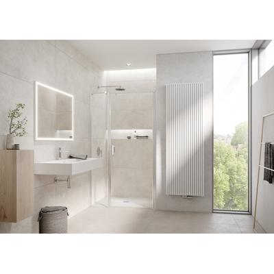 Kermi Pendeltür LIGA 1OR 0800x2000, silber hochglanz ESG klar mit KermiClean LI1OR08020VPK Image