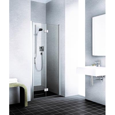 Kermi Pendel-Falttür Liga 2SR 1050x1850, silber hochglanz, ESG klar mit KermiClean LI2SR10518VPK Image