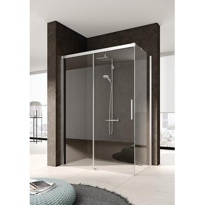 Kermi Gleittür Nica D2R 1030x1850, silber hochglanz, ESG Opaco mit KermiClean, NID2R10318VYK NID2R10318VYK Image