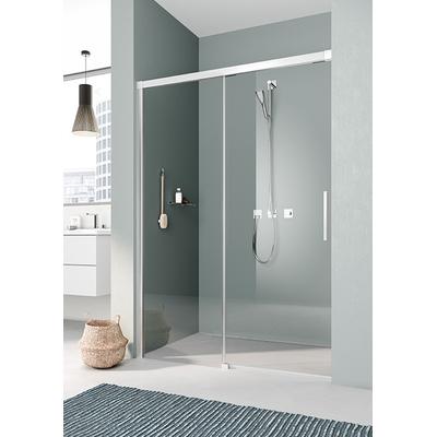 Kermi Gleittür Nica L2R 1300x1850, silber hochglanz, ESG Opaco mit KermiClean, NIL2R13018VYK NIL2R13018VYK Image