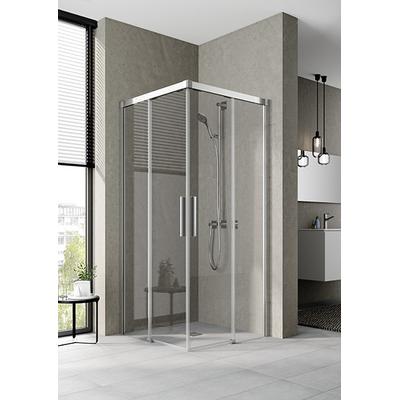 Kermi Eck-Halbteil links Nica C2L 1030x2000, silber hochglanz, ESG klar, NIC2L10320VAK NIC2L10320VAK Image