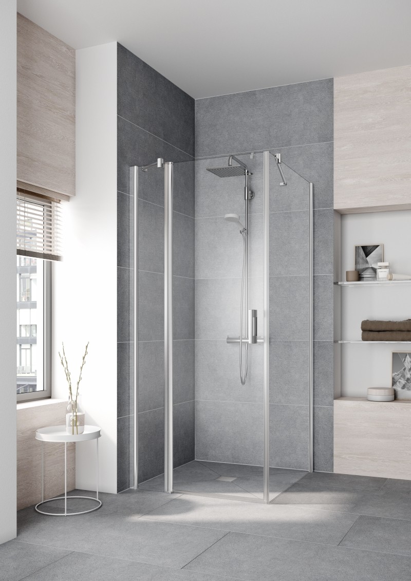 Kermi Pendeltür Pega 1NL 0800x1850 BV: 765-790 SIHG ESG Opaco Clean, PE1NL08018VYK PE1NL08018VYK Image