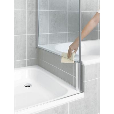 Kermi Seitenwand Pasa XP TVD 1000x1600, silber hochglanz, ESG Opaco mit KermiClean PXTVD10016VYK Image