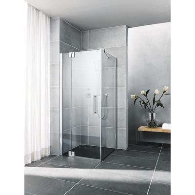 Kermi Pendeltür Pasa XP 1WR 1000x2000, silber hochglanz, ESG Opaco mit KermiClean PX1WR10020VYK Image