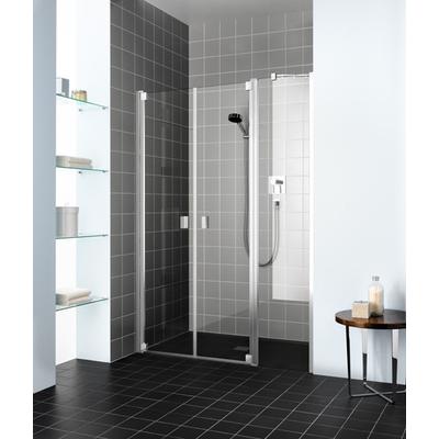 Kermi Pendeltür Raya PFR 1800x2000, silber hochglanz, ESG Opaco mit KermiClean, RAPFR RAPFR18020VYK Image