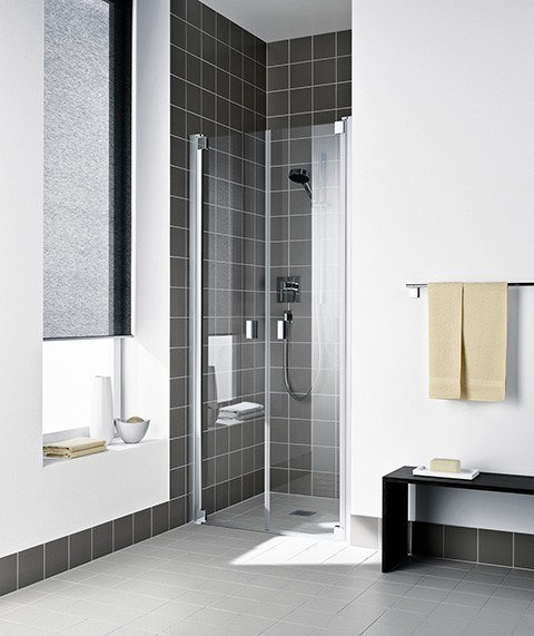 Kermi Pendeltür Raya PTD 1130x2000, silber hochglanz, ESG Opaco, RAPTD11320VUK RAPTD11320VUK Image