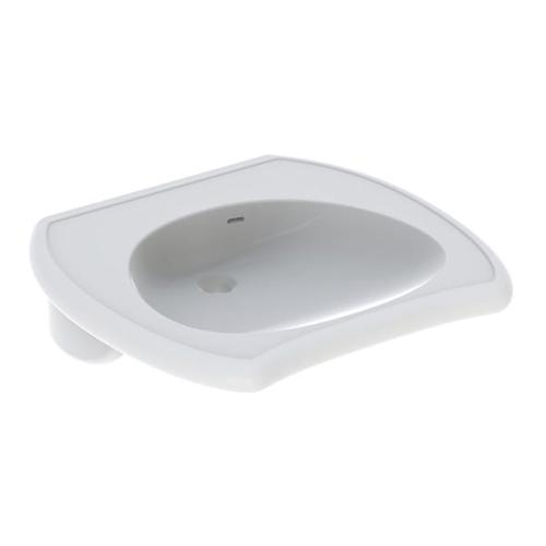 Geberit Waschtisch Vitalis, B: 650, T: 600 mm, 121765600, weiss mit Keratect 121765600 Image