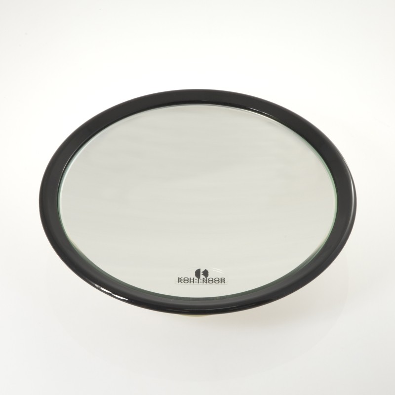 Koh-i-Noor Einseitiger Spiegel X6 mit 3 Saugnäpfen, 5511N-6, schwarz 5511N-6 Image