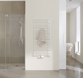 Kermi Badheizkörper Diveo BH 1700x46x600mm QN940,glanzsilber,rechts, Anschl. seitl., DVN1A170060WRXK DVN1A170060WRXK Image