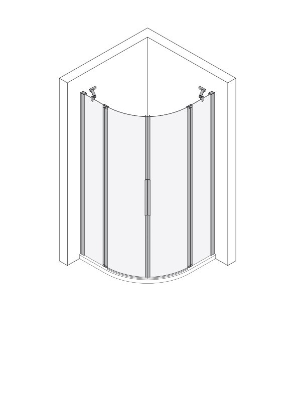 Koralle Viertelkreis myDay VPFS R520 L 80, VB21408020AA1 VB21408020AA1 Image