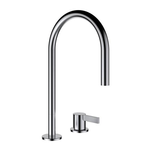 LAUFEN 2-Loch Waschtischmischer Kartell · LAUFEN, PVD Edelstahl, 3.1133.2.090.220.1 H3113320902201