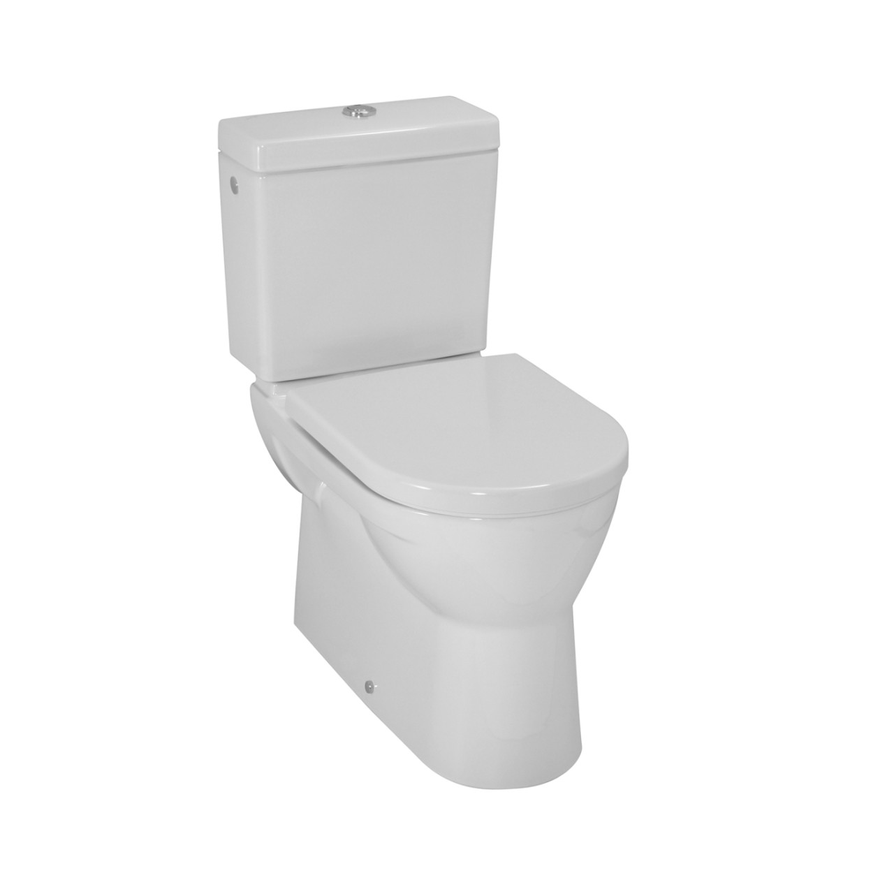 LAUFEN Stand-Flachspül-WC für Kombination PRO 670x360x400mm, mit Spülrand H824959A000001 Image