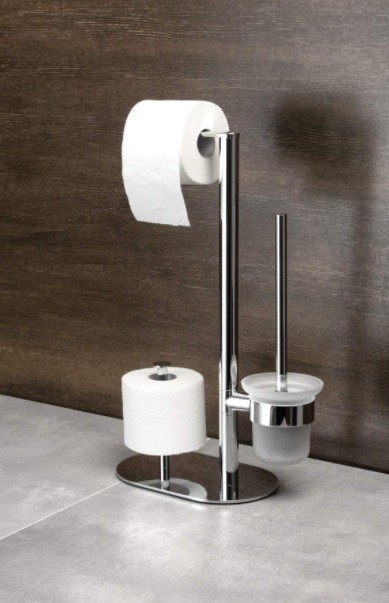 Neuesbad Serie 20 Bürstengarnitur Standmodell, mit 3 Funktionen, chrom glänzend, Material Messing NB1DEADR07321 Image