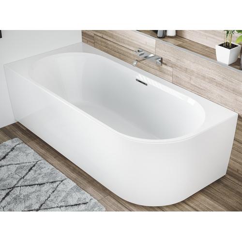 Riho wandstehende Badewanne Desire Corner 184x84 R Sparkle Mood + LE, B087004005 B087004005