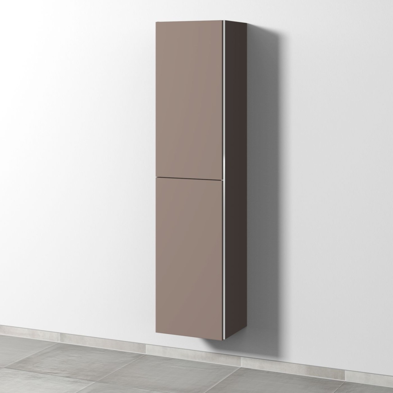 Sanipa 3way Hochschrank mit 2 Türen, Taupe-Matt BP0941T Image