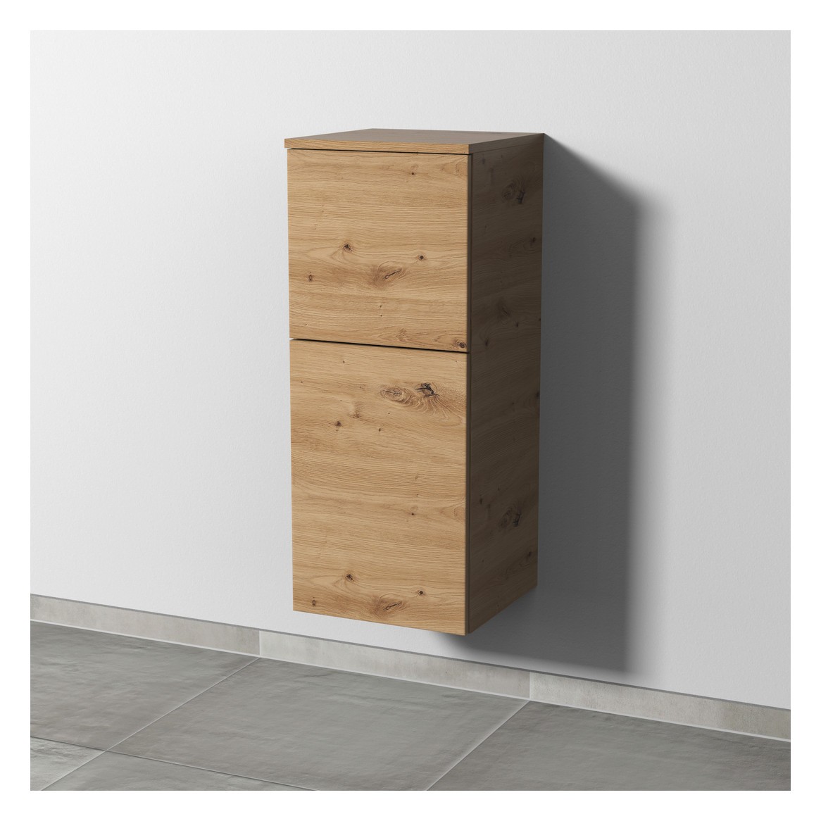 Sanipa 3way Mittelschrank mit 1 Tür und 1 Auszug, Eiche Natural-Touch, SM12685 SM12685 Image