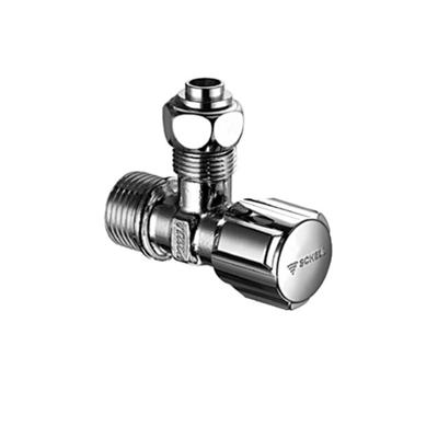 "Schell Eckregulierventil COMFORT 1/2" chrom mit umstellbarer 3/8"Verschraubung 050340699" Image