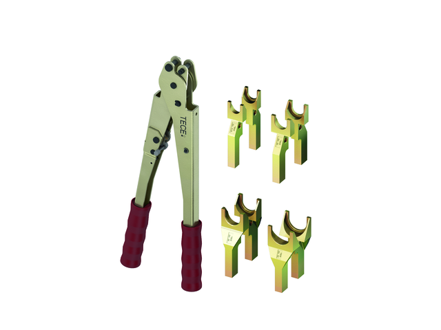 Tece flex Druckhülsen-Presswerkzeug man. Typ: HPW-L, inkl. Gabelköpfe Dim. 14-32, 720050 720050 Image