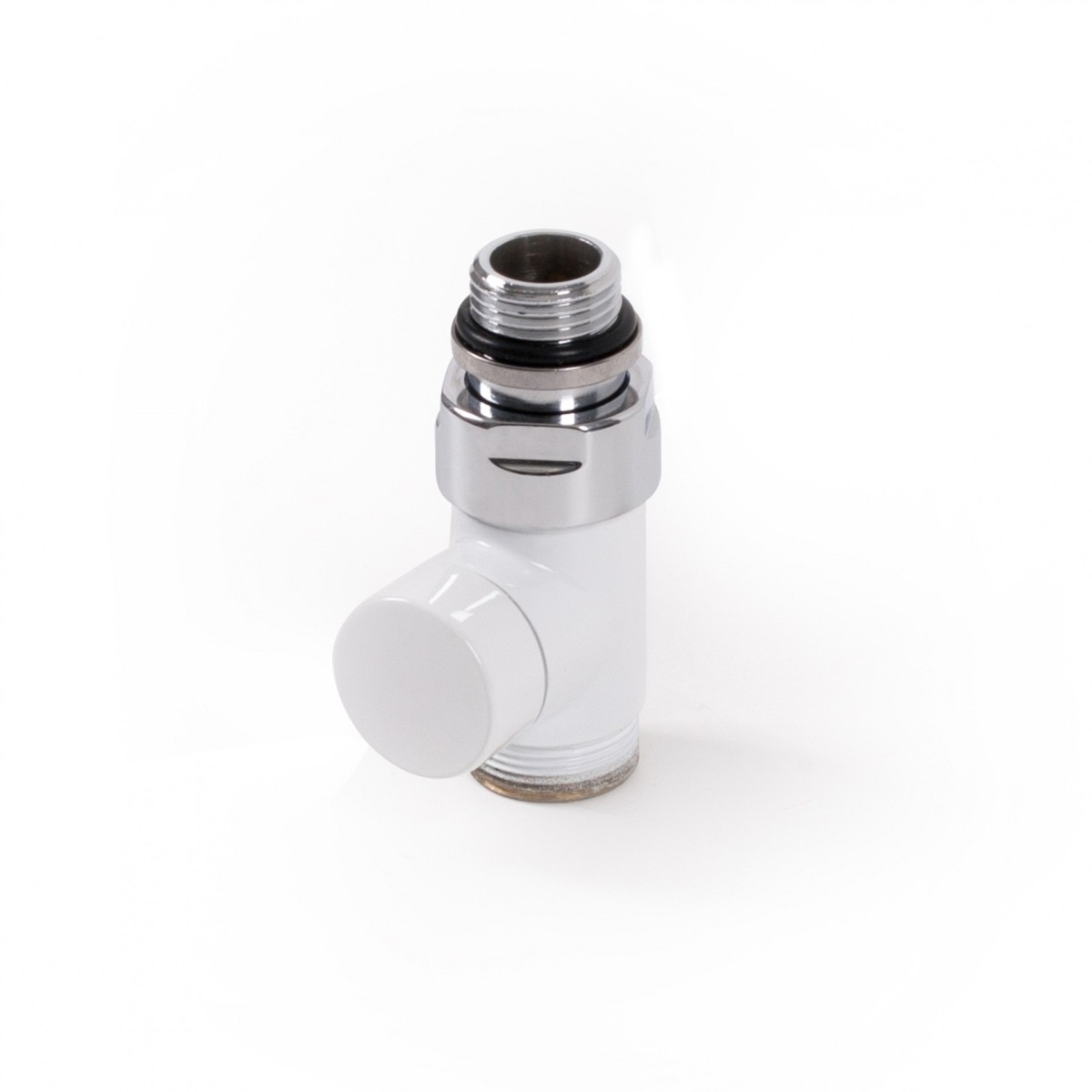 "Terma Absperr-Durchgangsventil CYLINDER GZ 1/2"-GZ 24-19 , TGZOBI007, Weiß TGZOBI007" Image