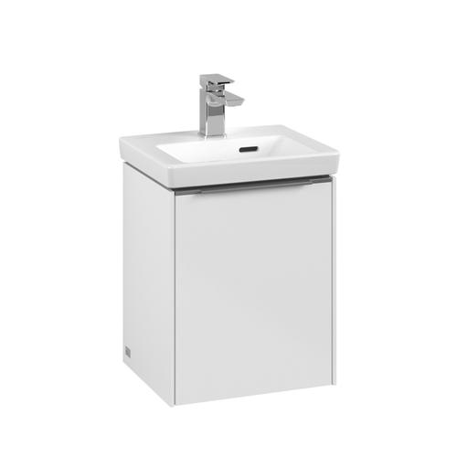 Villeroy & Boch Subway 3.0 Waschbeckenunterschrank, 1 Tür, 351 x 432 x 293 mm, Brilliant White / Bri C58300VE