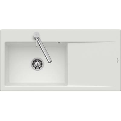 Villeroy & Boch Einbauspüle Subway Style 60 Flat 1000x510mm Ablgarn. IB li Keram. Snow White cplus, 33621FKG Image