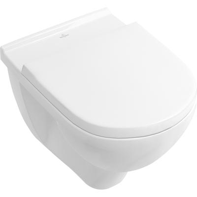 Villeroy & Boch Tiefspül-WC spülrandlos O.novo, 360x560mm DirectFlush weiss AntiBac CeramicPlus 5660R0T2 Image