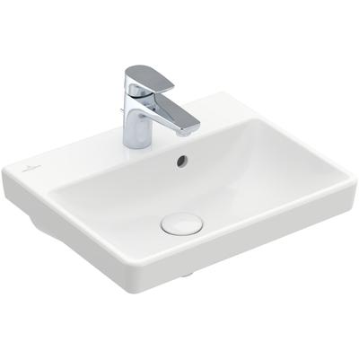 Villeroy & Boch Handwaschbecken Avento, 1 Hahnloch, mit Überlauf, weiss 73584501