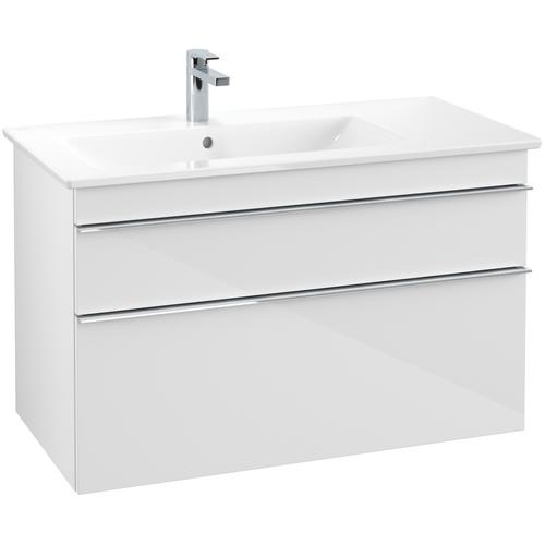 Villeroy & Boch Waschtischunterschrank Venticello A92701DH, B:953, H:590, T:502mm, Glossy White A92701DH