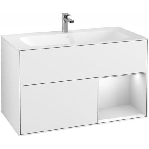 Villeroy & Boch Waschtischunterschrank Finion F04 996x591x498mm mit Regalelement , F040MTGF F040MTGF